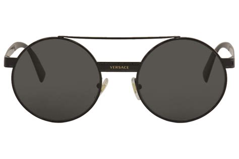 versace ve 2210 1435 53 18 135|Versace Ve2210 52mm Female Round Sunglasses .